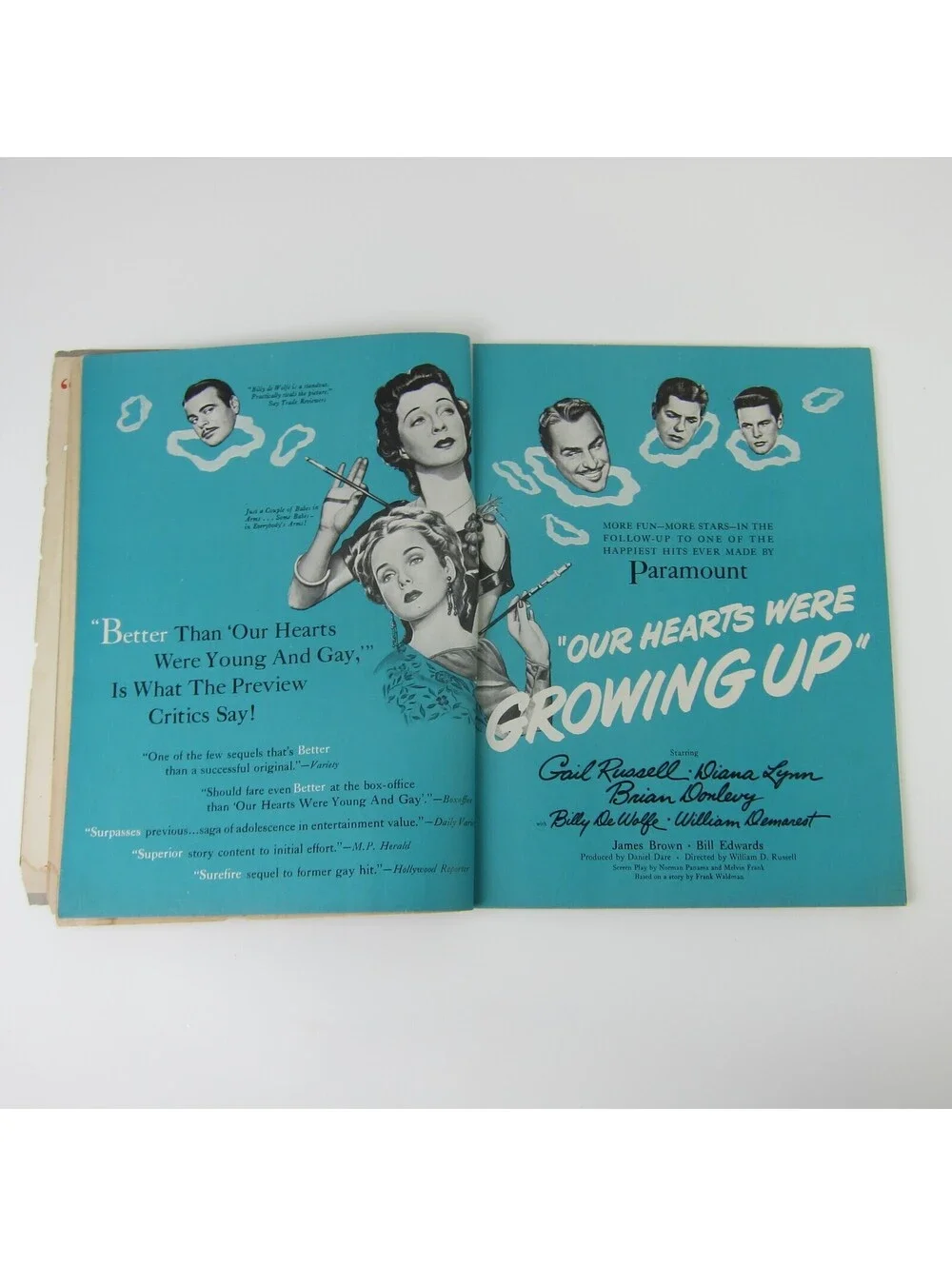 Boxoffice Magazine National Film Weekly George Petty Pinup Girl Vintage 1946